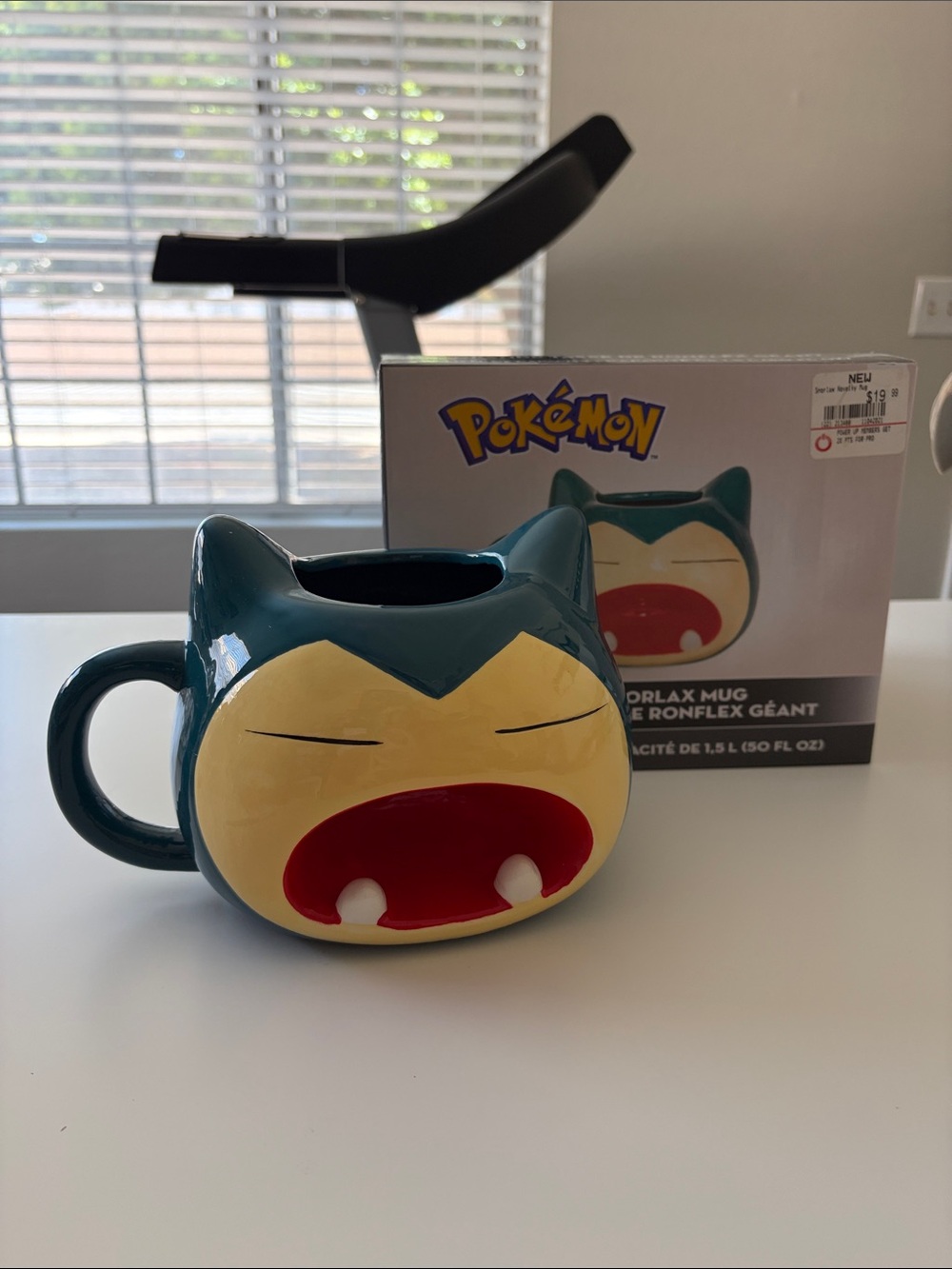 NIB Pokemon Giant Snorlax Ceramic Mug 50 Fl Oz Novelty 2021